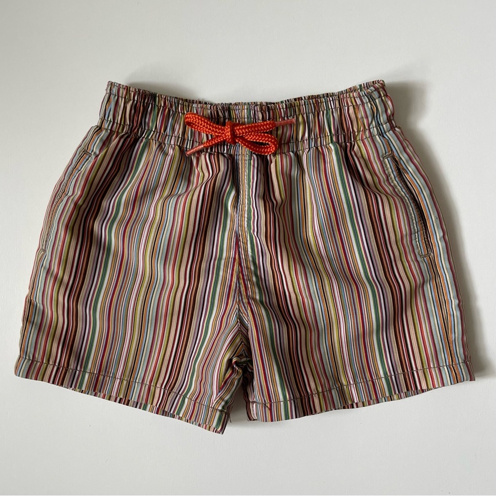 Paul Smith Junior Boys Classic Signature Striped Swim Shorts - Size 2Y